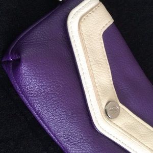 Grace Adele wristlet, grape purple